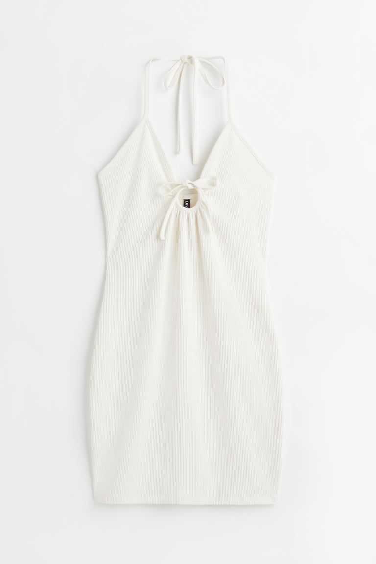 Tie-detail Halterneck Dress | H&M (US)