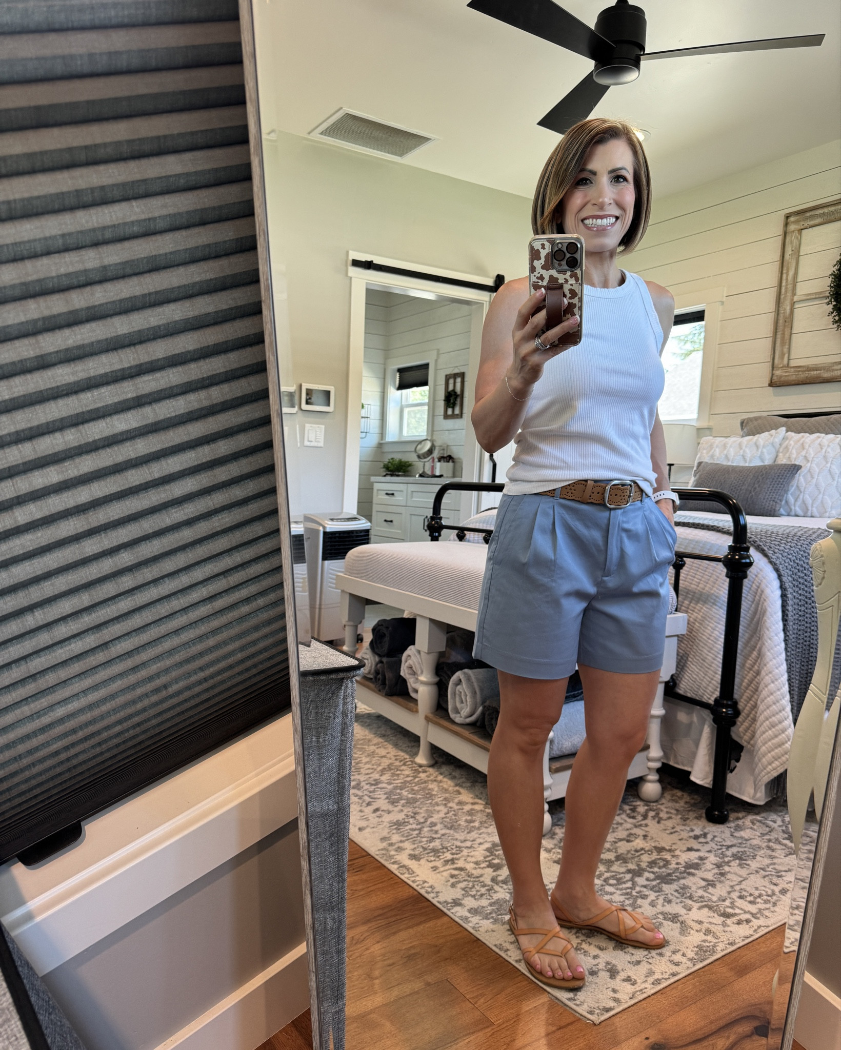 Love these trouser shorts from old navy! Fits a little big size down one - I’m wearing an XS