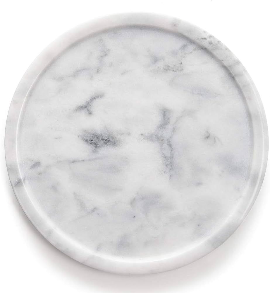 Natural Marble Stone Decorative Tray Round Plates Jewelry Ring Bracelets Dish Holder for Counter,... | Amazon (CA)