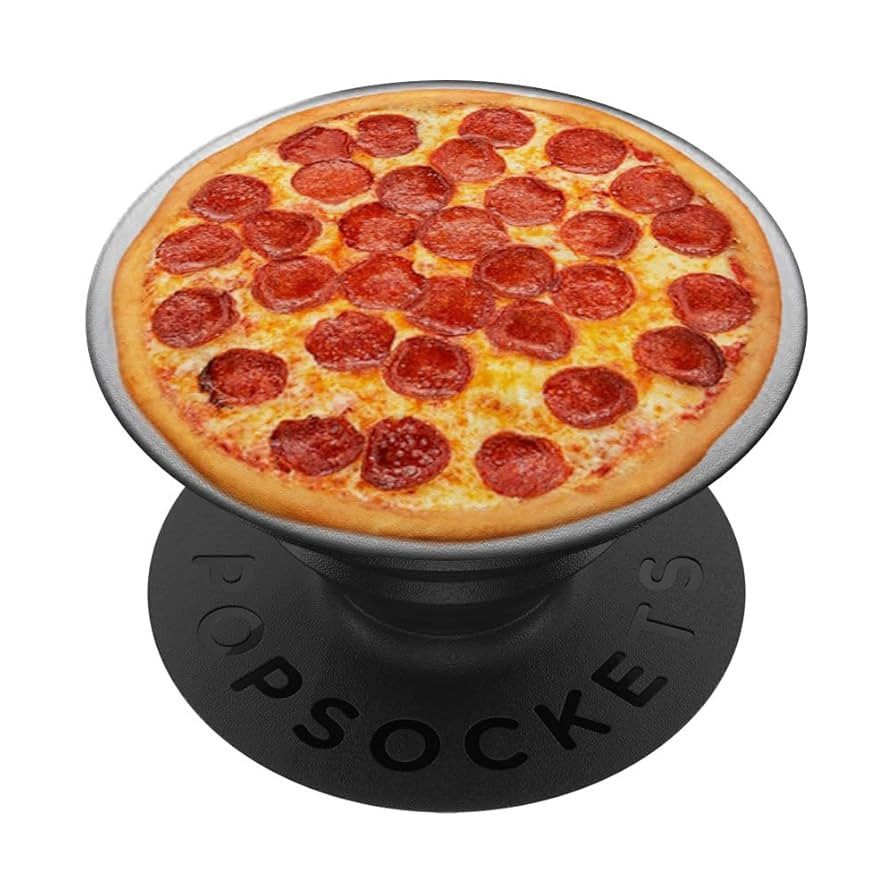 Pepperoni Pizza PopSockets PopGrip: Swappable Grip for Phones & Tablets PopSockets Adhesive PopGr... | Amazon (US)