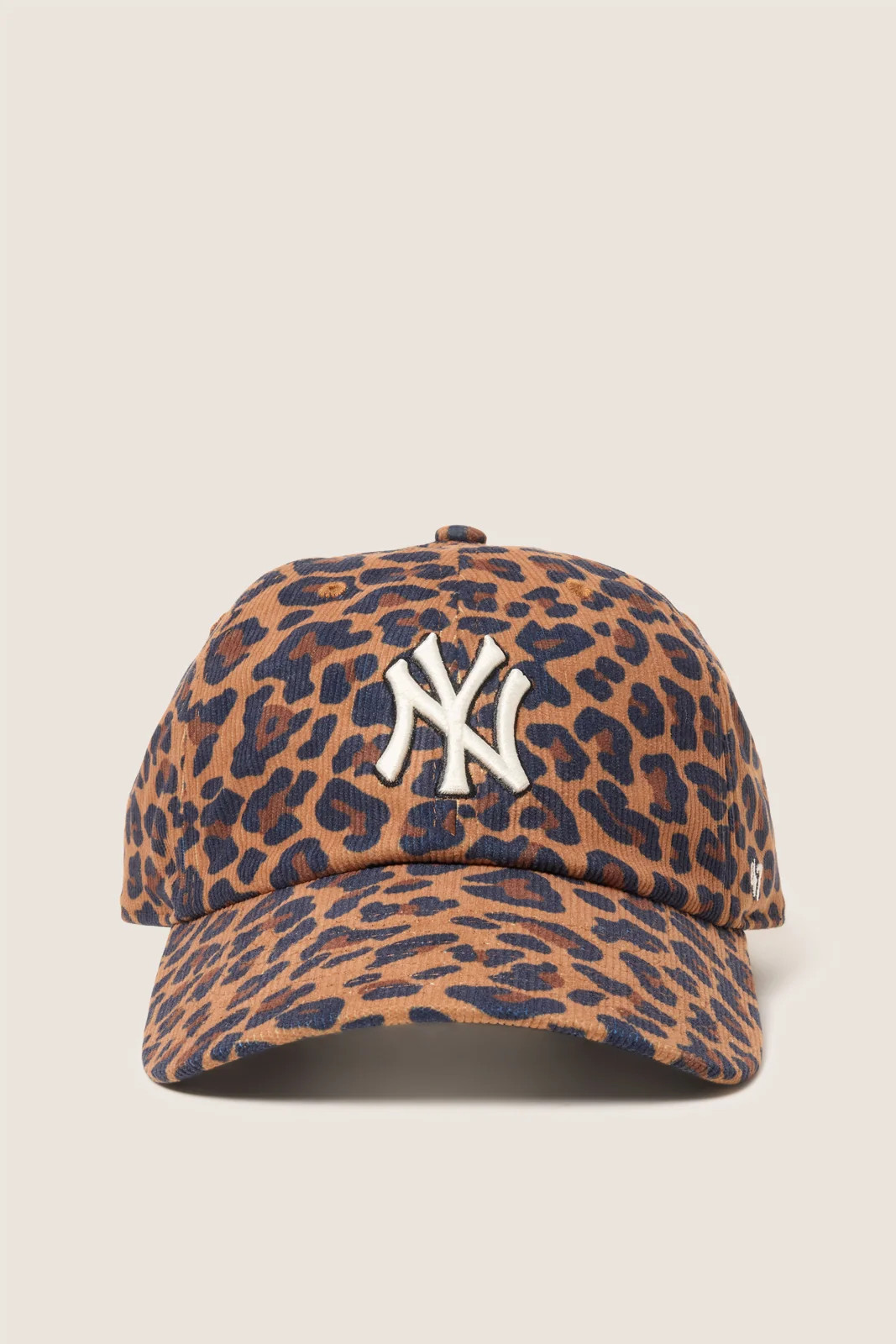 `47 Women's Leopard Corduroy Baseball Cap Hat, Brown | Evereve