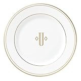 Lenox Federal Gold Block Monogram Dinnerware Bread/Butter Plate, U | Amazon (US)