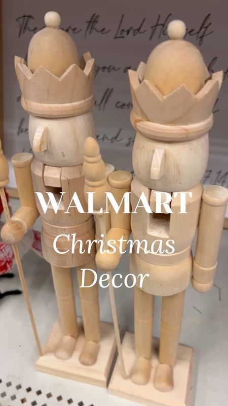 Walmart Christmas holiday decor includes modern black and white ornaments, neutral elements, natural wooden nutcrackers, My Texas House wreaths, tabletop trees and more 

#LTKHoliday #LTKSeasonal #LTKhome