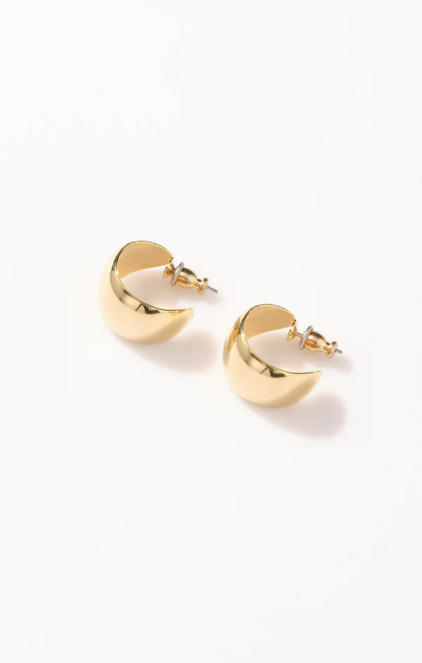 Faithy Jewels Mini Lucy Hoop Earrings ~ Gold | Show Me Your Mumu