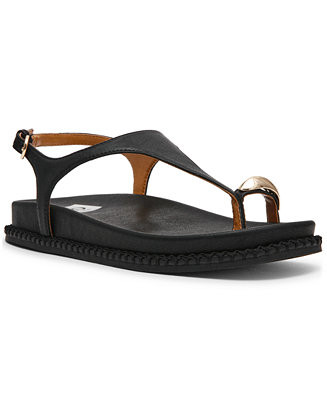 Women's Pacey Round Toe Ring Footbed Flat Sandals | Macy's