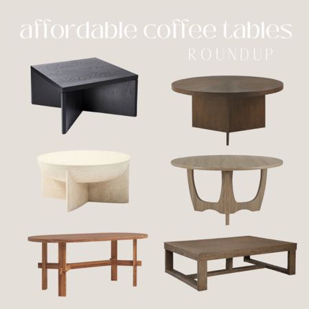 Coffee table roundup, furniture #affordablehomefinds #targethome #amazonhome #wayfair #competition 

#LTKFind #LTKhome #LTKunder50