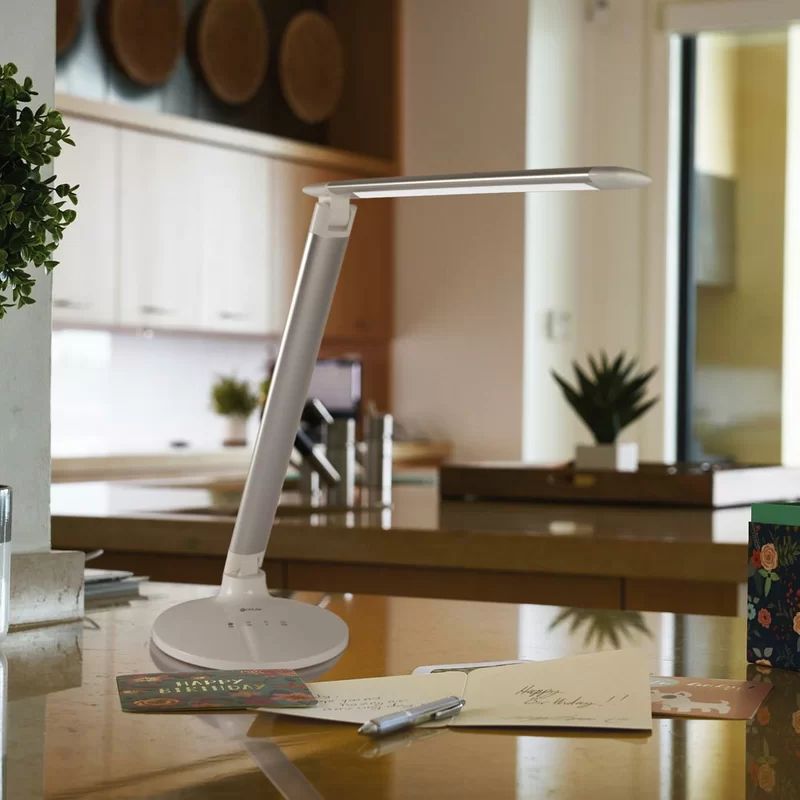 OttLite Command LED Desk Lamp with Voice Assist - Google Home and Amazon Alexa Compatible, USB | Wayfair North America