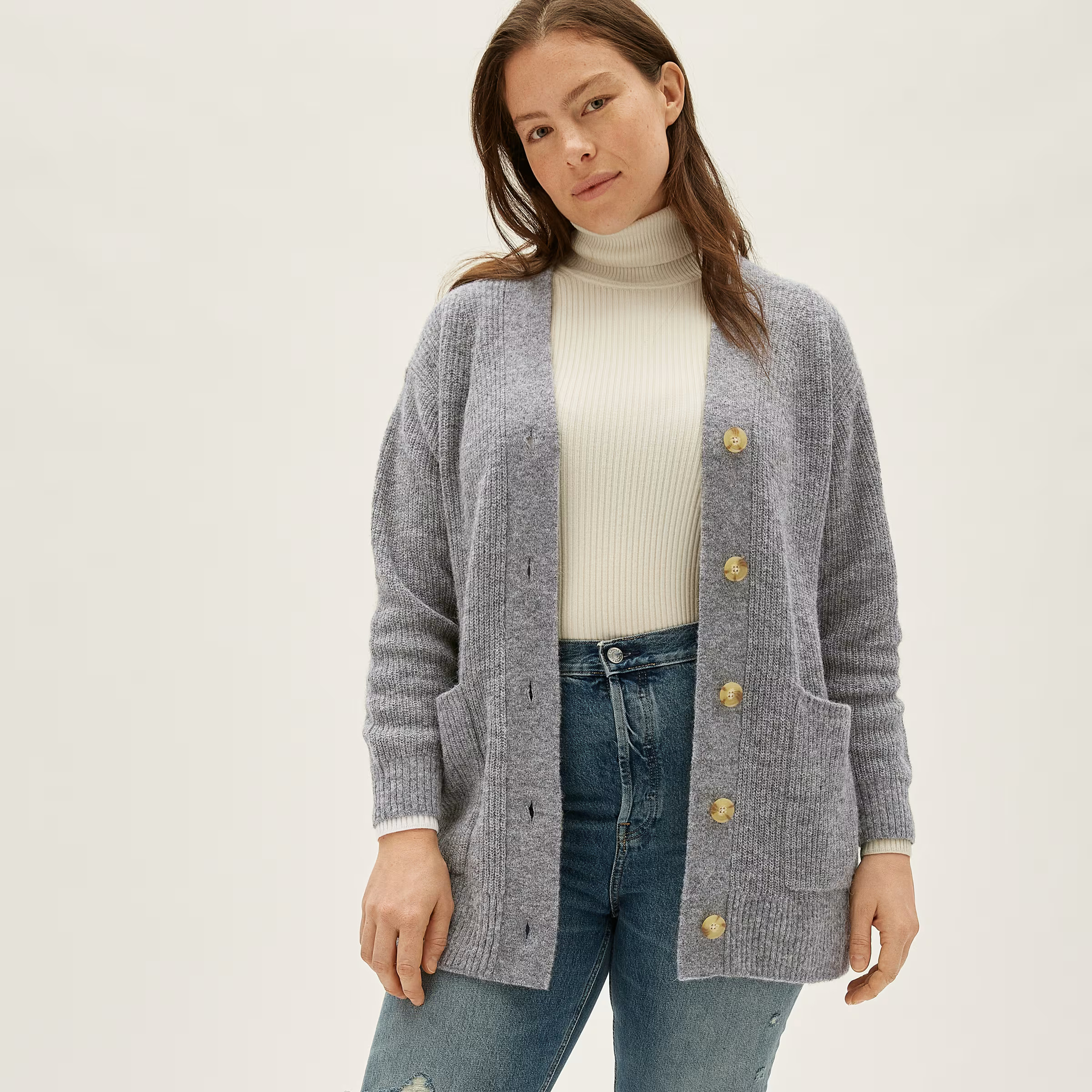 The Oversized Alpaca Pocket Cardigan | Everlane