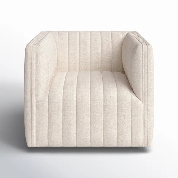 Brandt Upholstered Swivel Armchair | AllModern