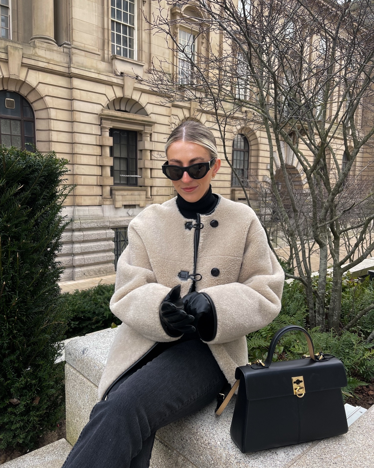 The Mango shearling jacket is back in stock 👏🏻🐑👀 

I wear a size M 

#FashionMonth #LTKstyletip #LTKautumn