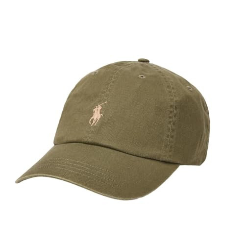 POLO RALPH LAUREN Men's Cotton Chino Hat, Dark Sage, Green, One Size | Amazon (US)