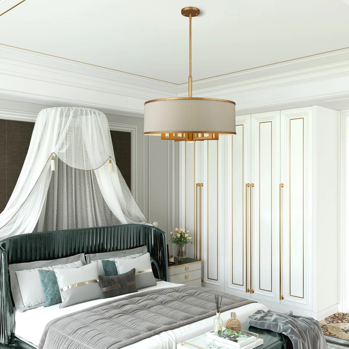 Berthine 7 - Light Dimmable Drum Chandelier | Wayfair North America