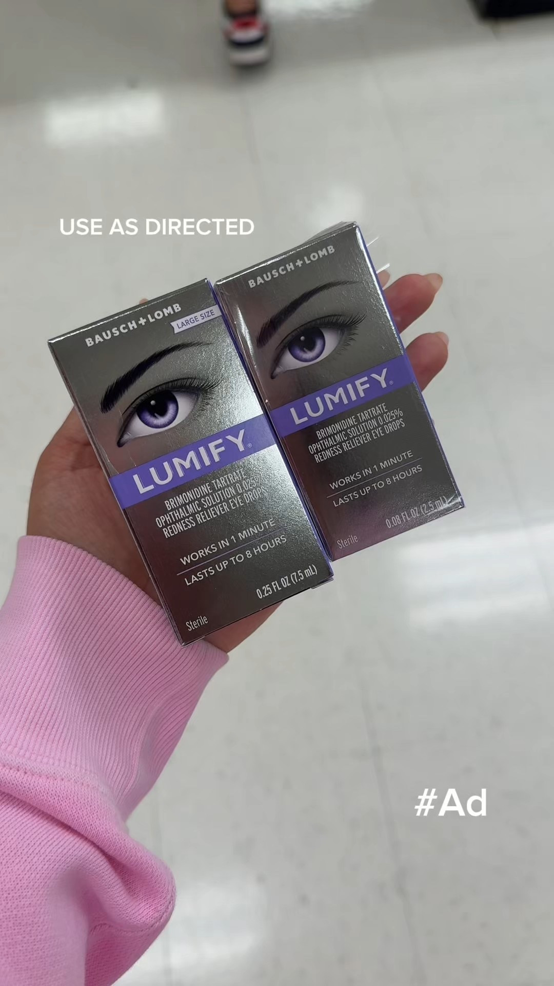 #ad These LUMIFY Redness Reliever Eye Drops are great for when my eyes get red  @target @lumify.eyes #LUMIFYDrops #FromBauschLomb #RunToTarget #TargetPartner #Target USE AS DIRECTED
