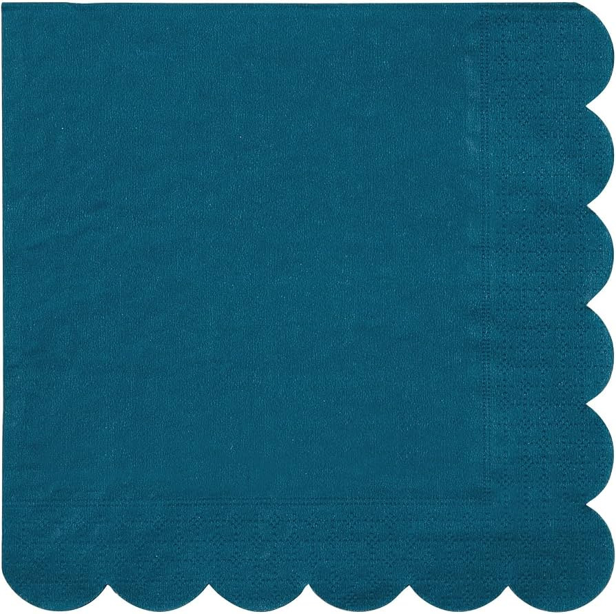 Meri Meri Dark Teal Large Napkins | Amazon (US)