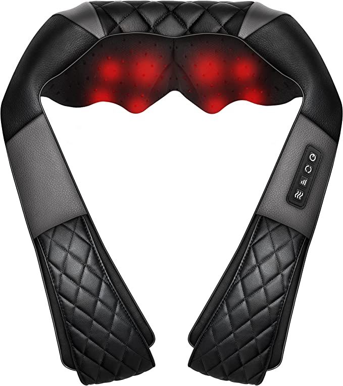 Shiatsu Neck and Shoulder Massager, Back Massager with Heat - Christmas Gifts for Men / Women / M... | Amazon (US)