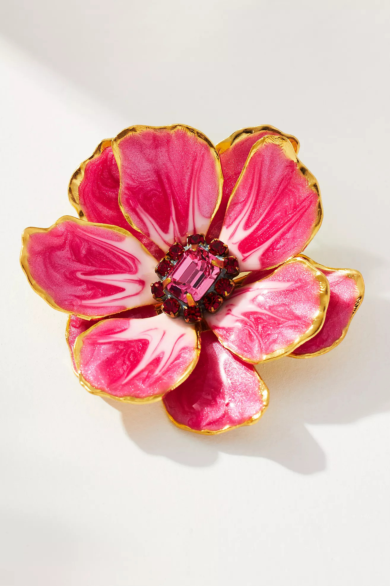 The Pink Reef Handpainted Earrings | Anthropologie (US)
