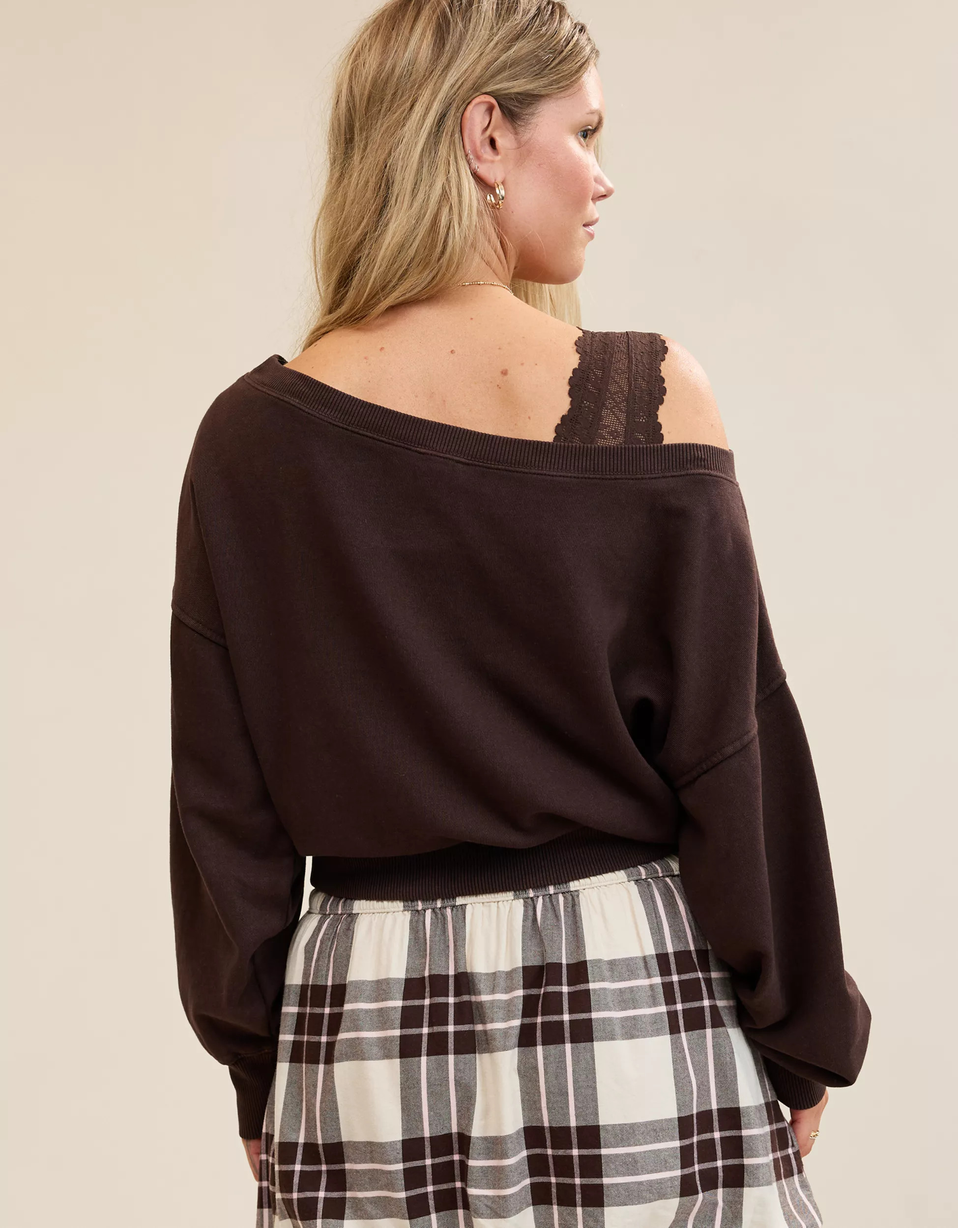 Aerie Off The Shoulder Sweatshirt | Aerie