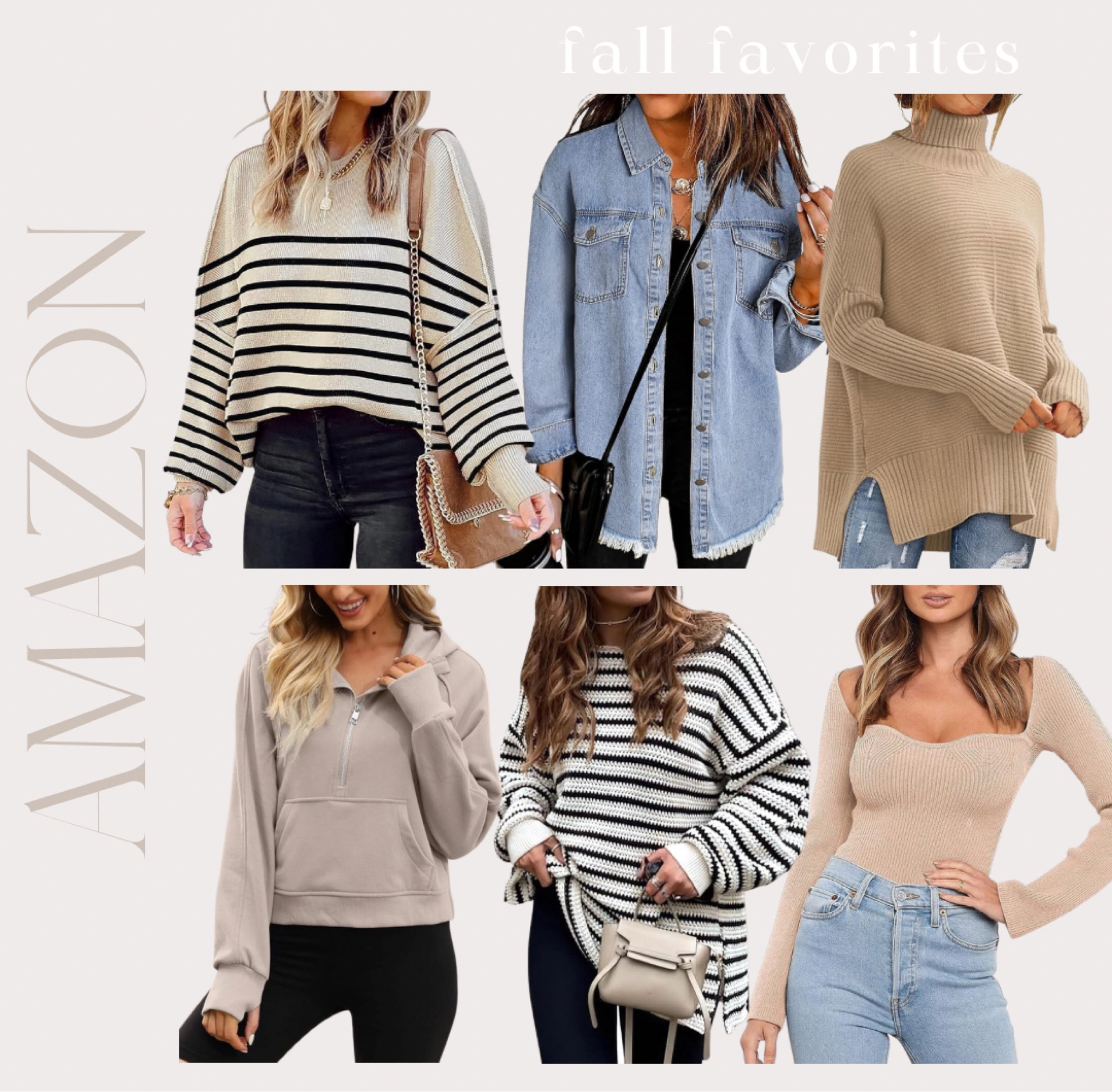 Amazon fall favorite sweaters

Women’s fashion | Fall outfit | amazon sweater | amazon fall | fall sweater | oversized sweatshirt | pullover | quarter zip | brown sweater | Aerie leggings | Aerie sale | Aerie sweater | new balance | women’s sneakers | women’s shoes | fall sneakers | amazon purse | amazon fall | amazon fall outfit | amazon style | amazon fashion | Trending bag | Trending purse | midi dress | fall dress | Nordstrom dress | amazon dress | brown booties | fall purse | fall bag | denim jacket | oversized jacket | oversized sweatshirt | fall jacket | fall style | women’s denim | women’s jeans | boots | booties | teacher outfits | fall outfits | fall fashion | fall style | fall trends | fall shoes | sweater dress | outfit ideas | booties | boots | jeans | leggings | date night | fall date night | fall wedding | fall dress | fall dresses | sweater dress | wedding guest | wedding guest dress | maternity | family photos | fall wedding guest dress | fall wedding guest | fall skirt | fall | fall sweater | outfit idea | outfit inspo | outfit ideas | fall outfit ideas | fall outfit inspo | casual outfit | fall sweatshirt | jacket | shacket | fall jacket | fall s

#LTKfindsunder50 #LTKSeasonal #LTKstyletip