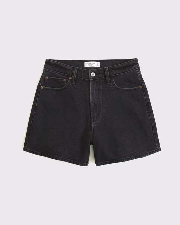 Curve Love High Rise Dad Short | Abercrombie & Fitch (US)
