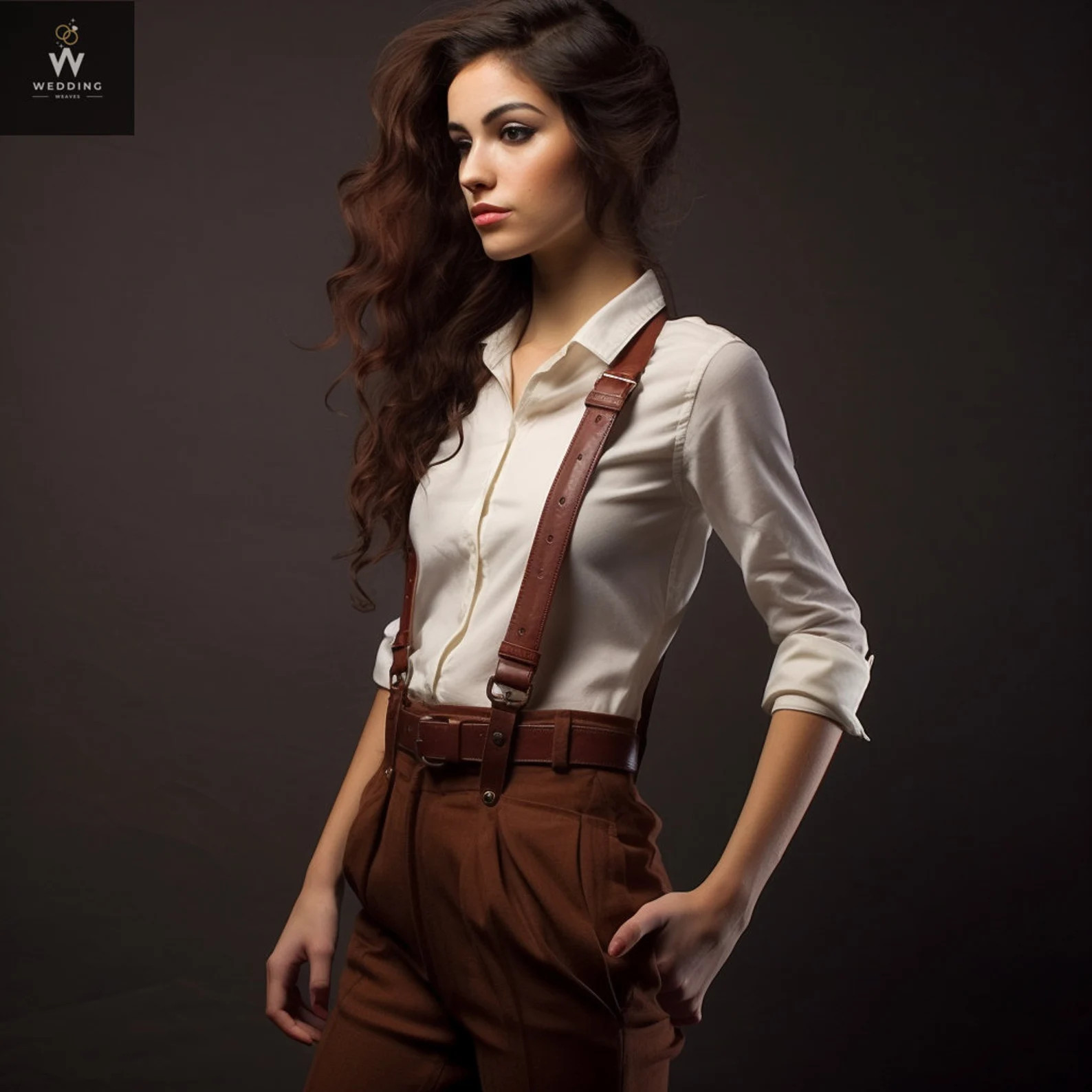 Brown Colored Trousers Vintage Women's High Waisted Bottoms, 90s, Retro High Waisted Unisex Trous... | Etsy (UK)