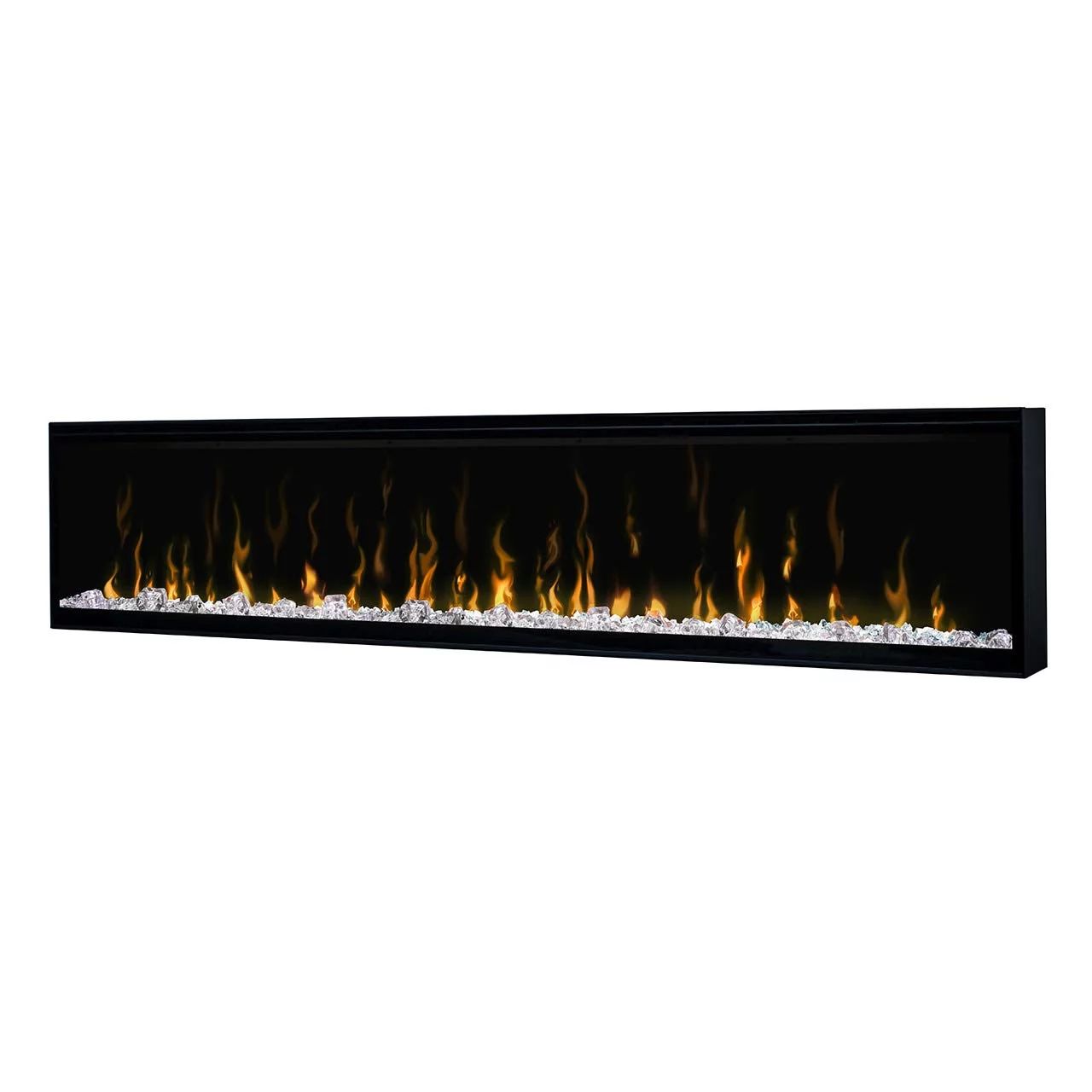 Dimplex Ignite XL 74.25" W x 15.6" H x 5.8" D 104lb Electric Fireplace - Black, XLF74 | Walmart (US)