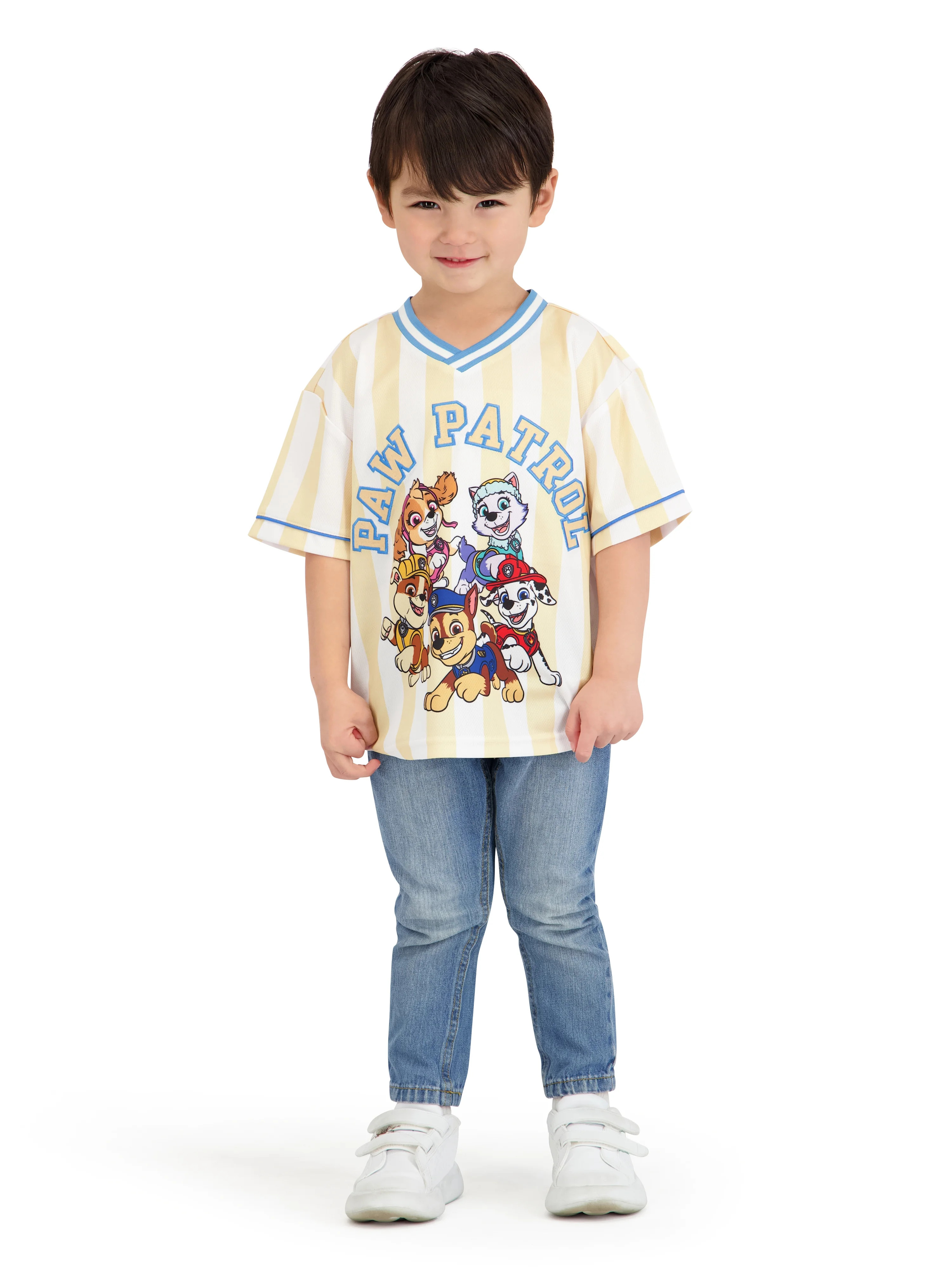 Paw Patrol Toddler Boy Short Sleeve Jersey, Sizes 12 Months-5T | Walmart (US)