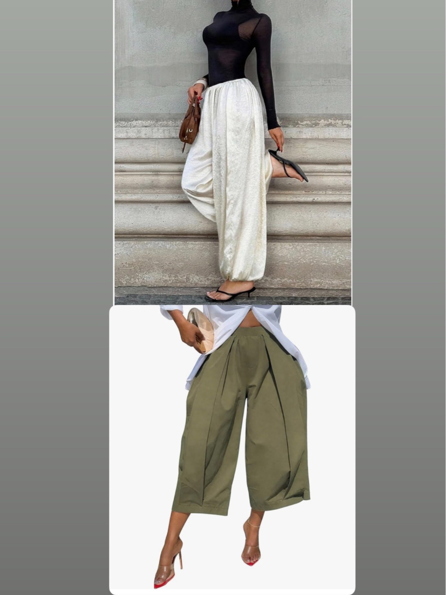 These pants are the trendiest pants to de to your closet #harempants #pants #satinpants #trendypants

#LTKOver40 #LTKootd #LTKSaleAlert