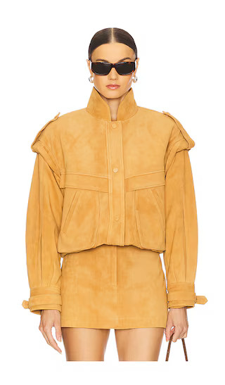 Leather Suede Oversized Jacket | Revolve Clothing (Global)