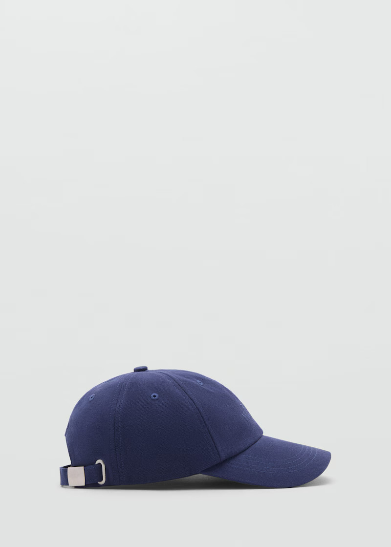 Embroidered message cap -  Women | Mango USA | MANGO (US)