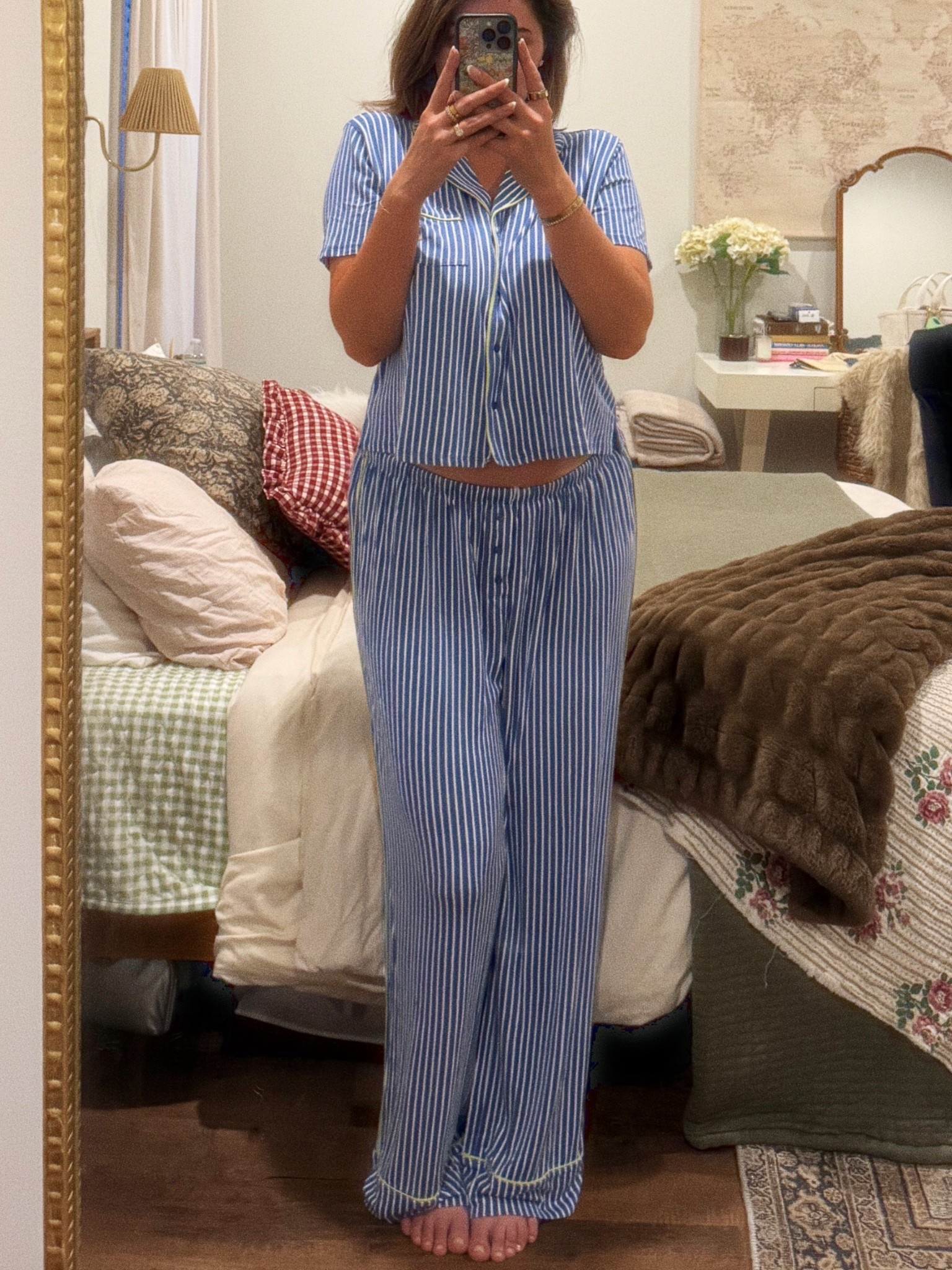 cute & soft AE PJS 🦋✨🤭
I’m 5’8” and these pants fit beautifully!! Size medium!! 

#LTKdayinmylife #LTKgrwm #LTKselfcare