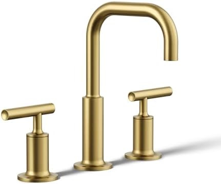 Kohler 14406-4-2MB Purist® Widespread Bathroom Sink Faucet with Lever Handles, 1.2 gpm, Vibrant ... | Amazon (US)