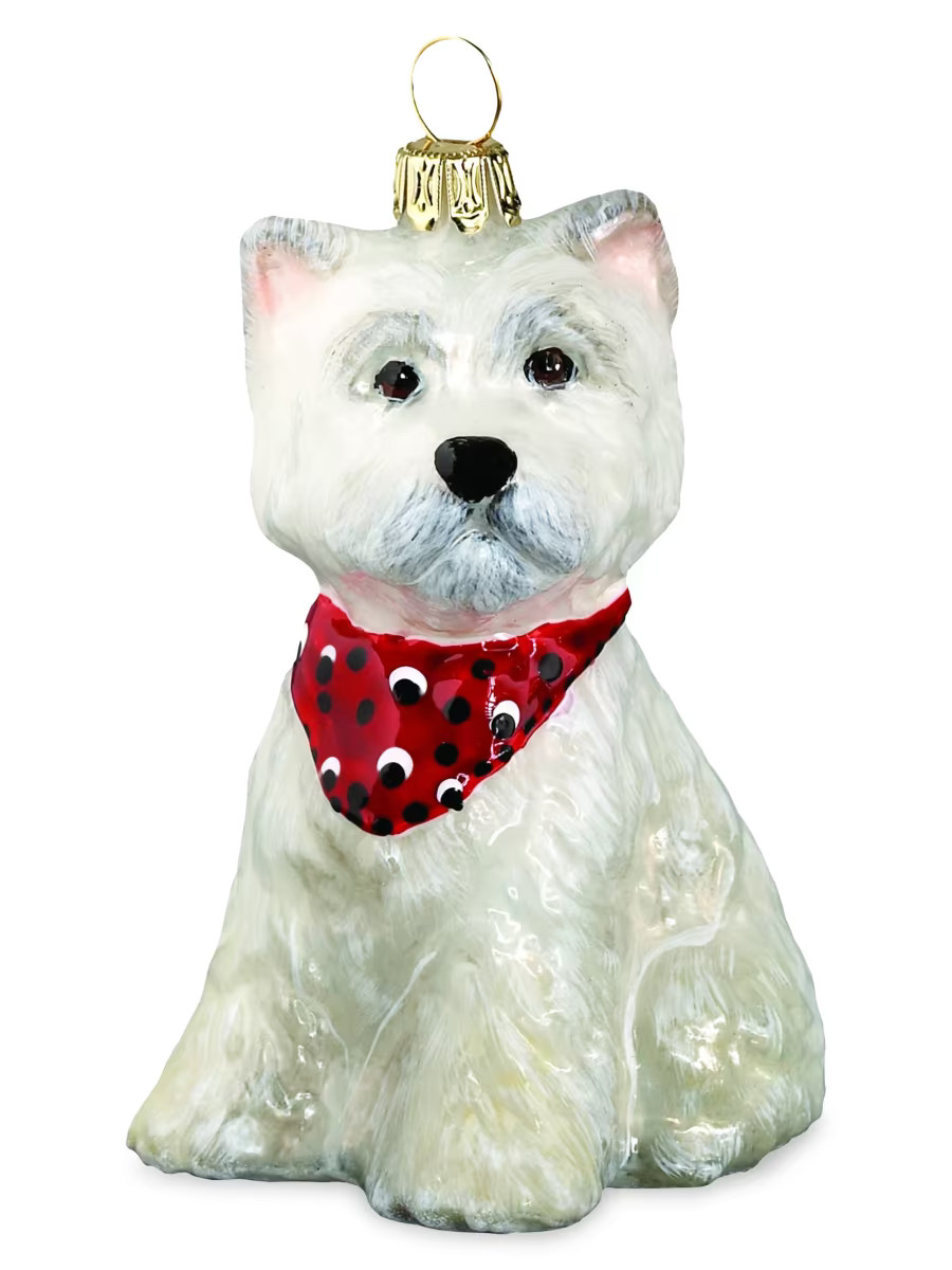 Westie Puppy Ornament | Saks Fifth Avenue