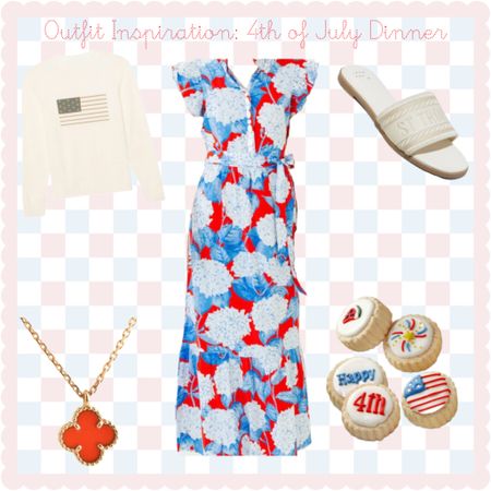 Outfit Inspiration: A fancy yet patriotic 4th of July Dinnerr