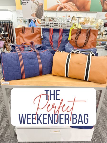 These Universal Thread bags are so cute. Perfect for a weekend away. Where is the first place you’d travel with these bags?