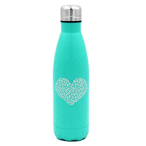 MIP Brand 17 oz. Double Wall Vacuum Insulated Stainless Steel Water Bottle Travel Mug Cup Leopard... | Walmart (US)