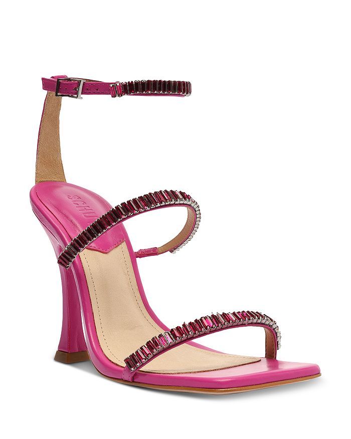 Women's Nellina Embellished Ankle Strap Sandals | Bloomingdale's (US)