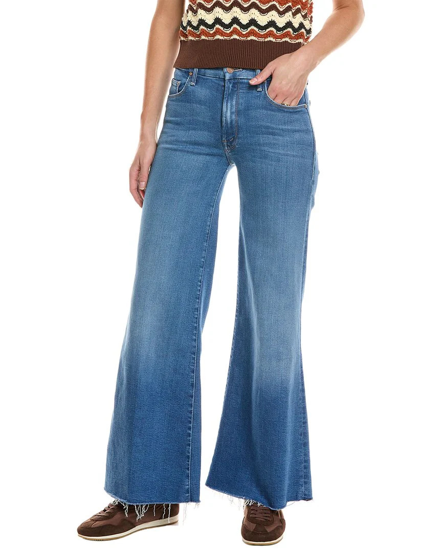 MOTHER The Roller Fray High-Rise Work Hard Play Hard Wide Leg Jean | Shop Simon