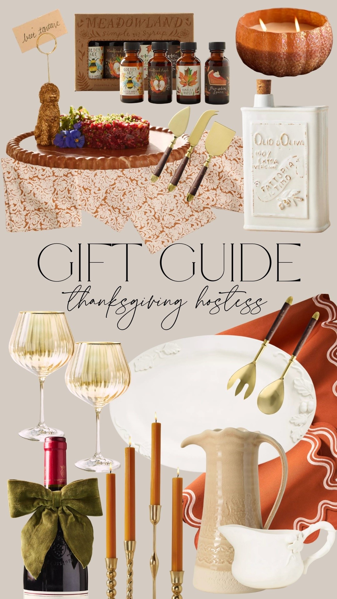 Holiday Gift Guide: For the Hostess - Thanksgiving / Friendsgiving Edition 

#LTKHoliday #LTKGiftGuide #LTKHome