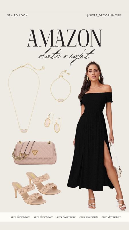 This Amazon date night look is classy and sophisticated! Dress it up for a fancy dinner or dress it down with some sandal slides and maybe just earrings for a more casual dinner! 

#LTKShoeCrush #LTKSeasonal #LTKStyleTip