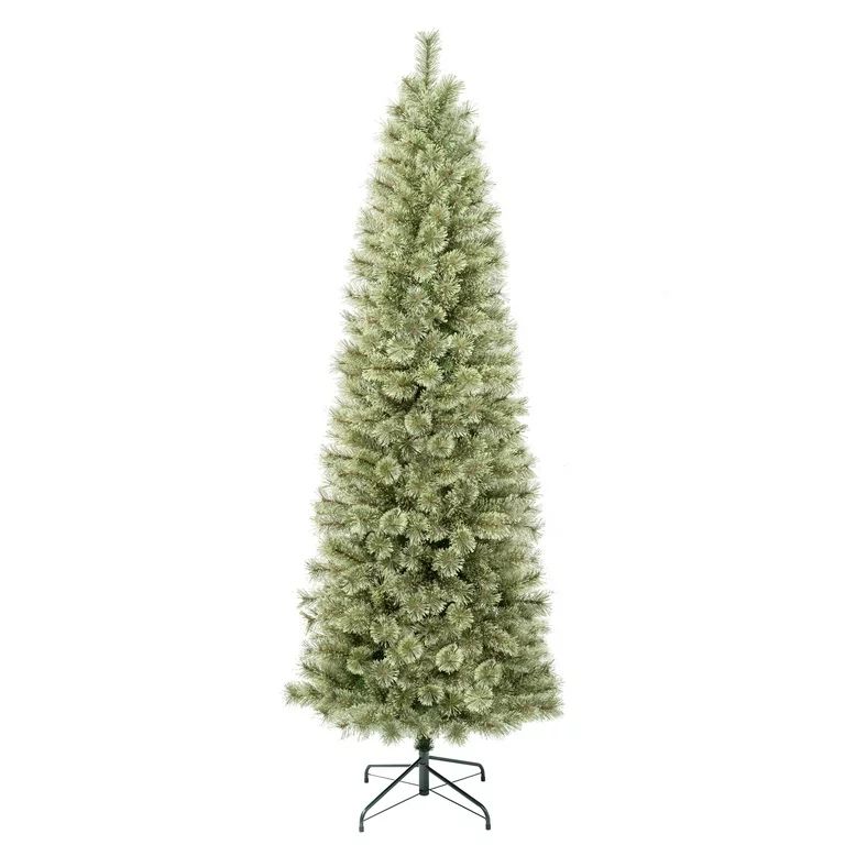 National Tree Company First Traditions Arcadia Pine Cashmere Slim Christmas Tree with Hinged Bran... | Walmart (US)