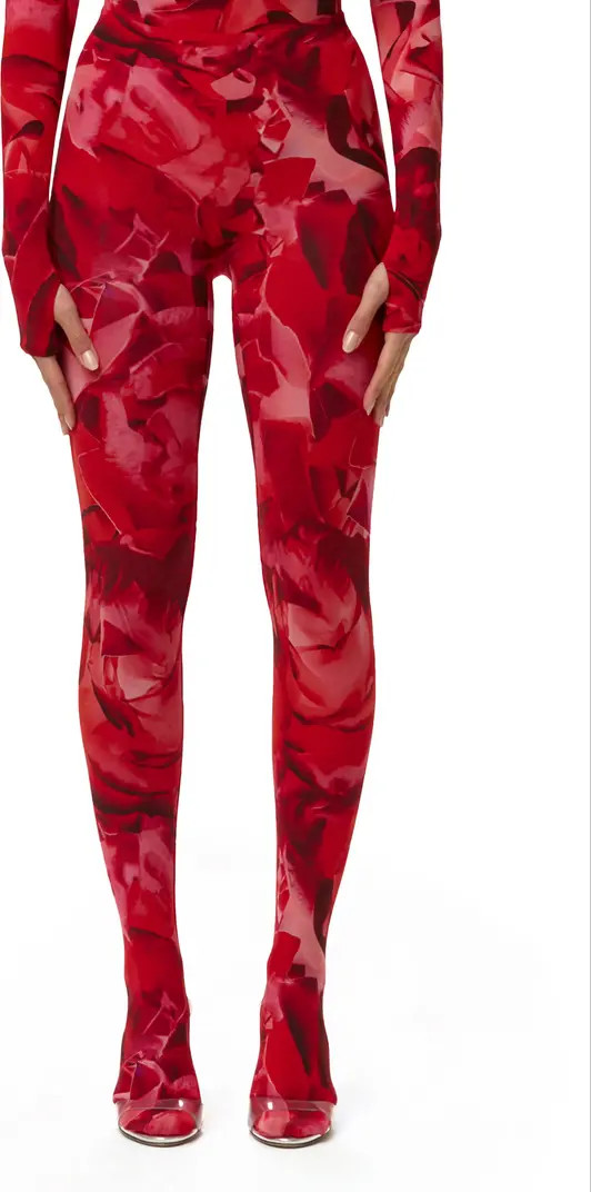 Bare Body Printed Closed Toe Leggings | Nordstrom
