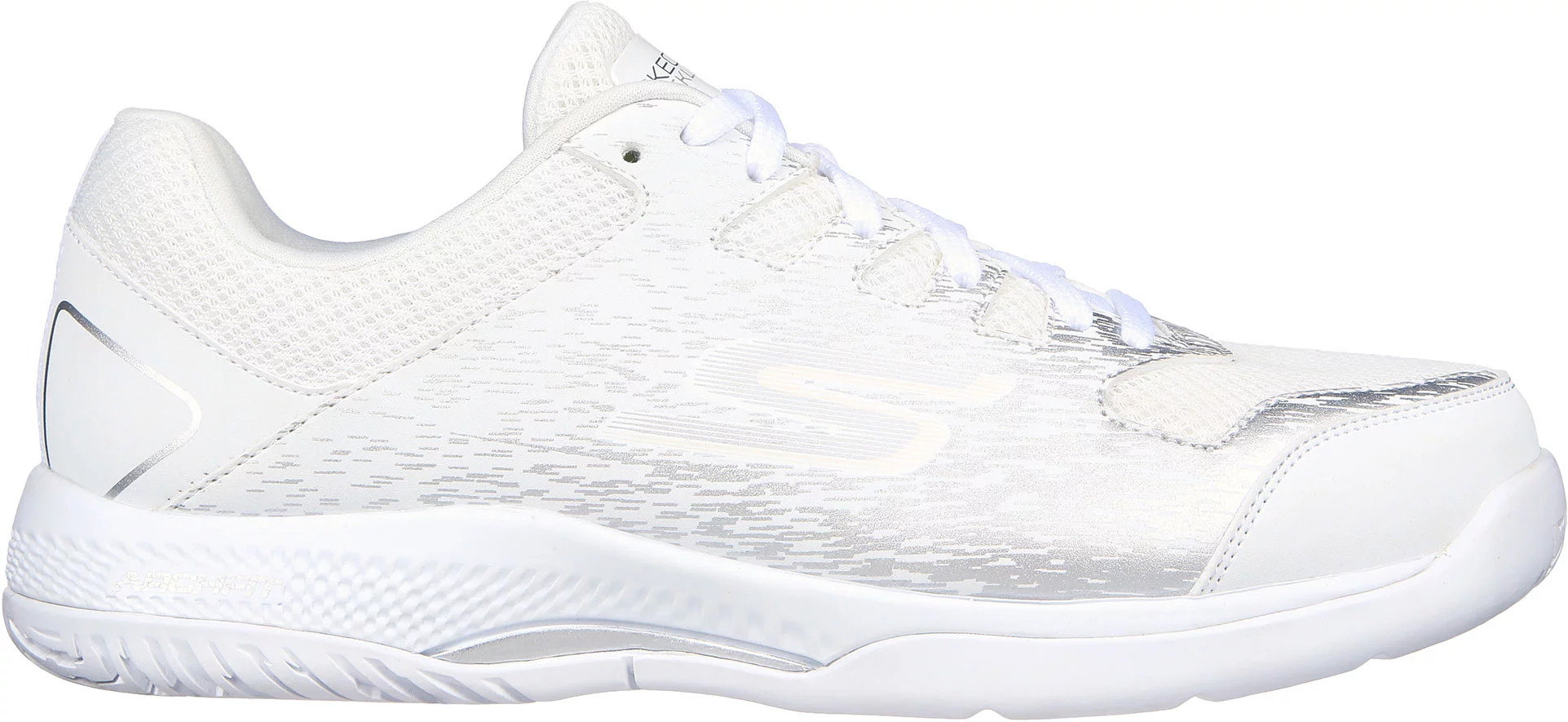 Skechers Women's Viper Court Pickleball Shoes, Size 9, White/Silver | Dick's Sporting Goods