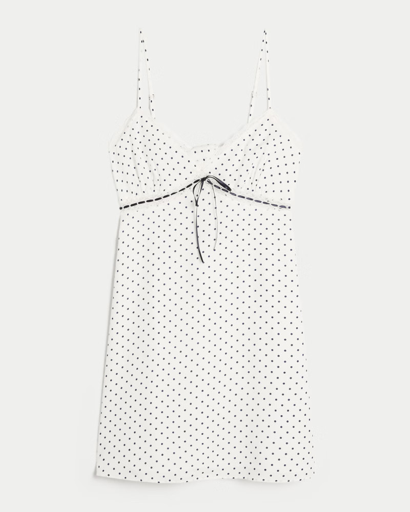 Women's Lace Detail Slip Mini Dress | Women's Dresses & Rompers | HollisterCo.com | Hollister (US)
