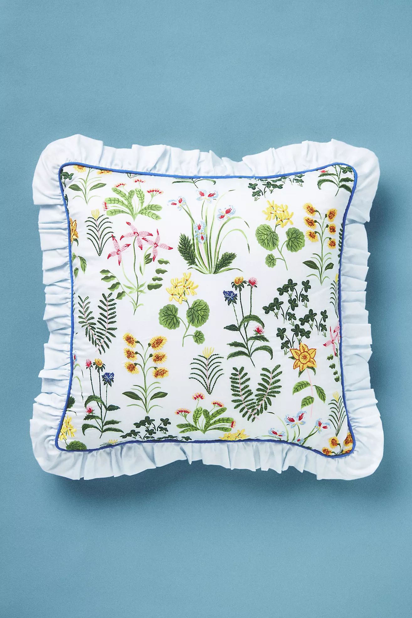 Pernille Rosenkilde Embroidered Pillow | Anthropologie (US)