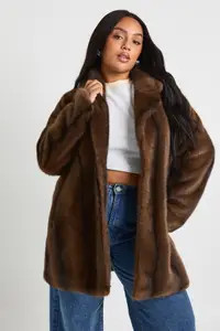 Plus Faux Fur Coat | Nasty Gal US