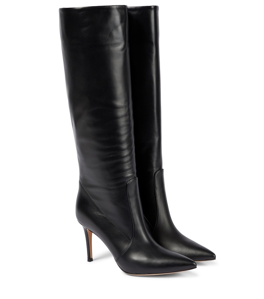 Gianvito Rossi Hansen 85 knee-high leather boots | Mytheresa (UK)