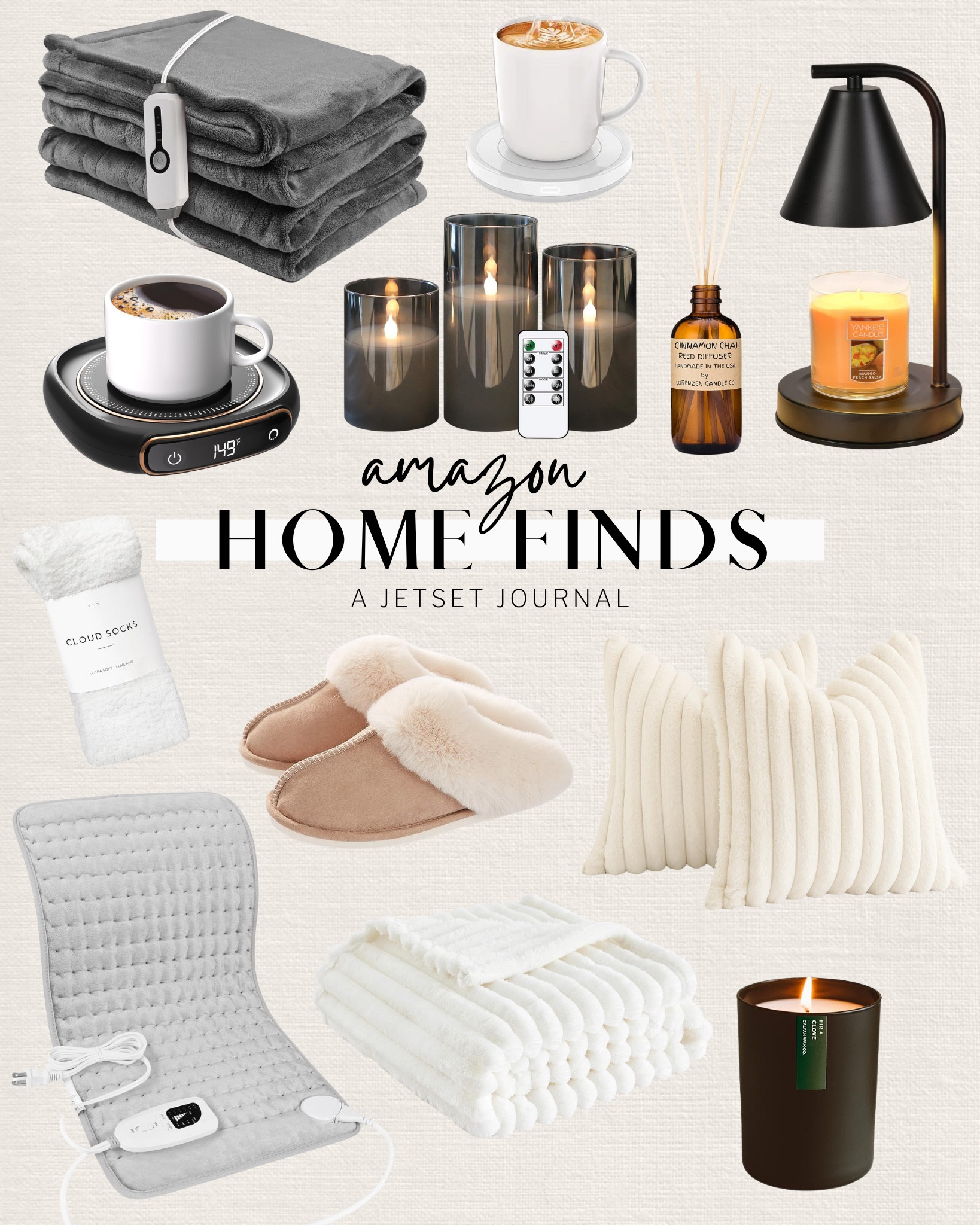 Create a cozy winter vibe at home with these new finds!

home finds, seasonal staples, cozy decor, warm and stylish, winter essentials, comfy and trendy, effortless chic, cold-weather home, home styling, amazon finds

#LTKSeasonal #LTKStyleTip #LTKHome