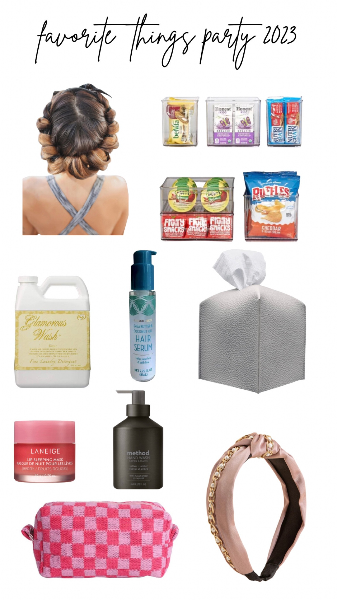 Favorite Things party gifts I gave and received 