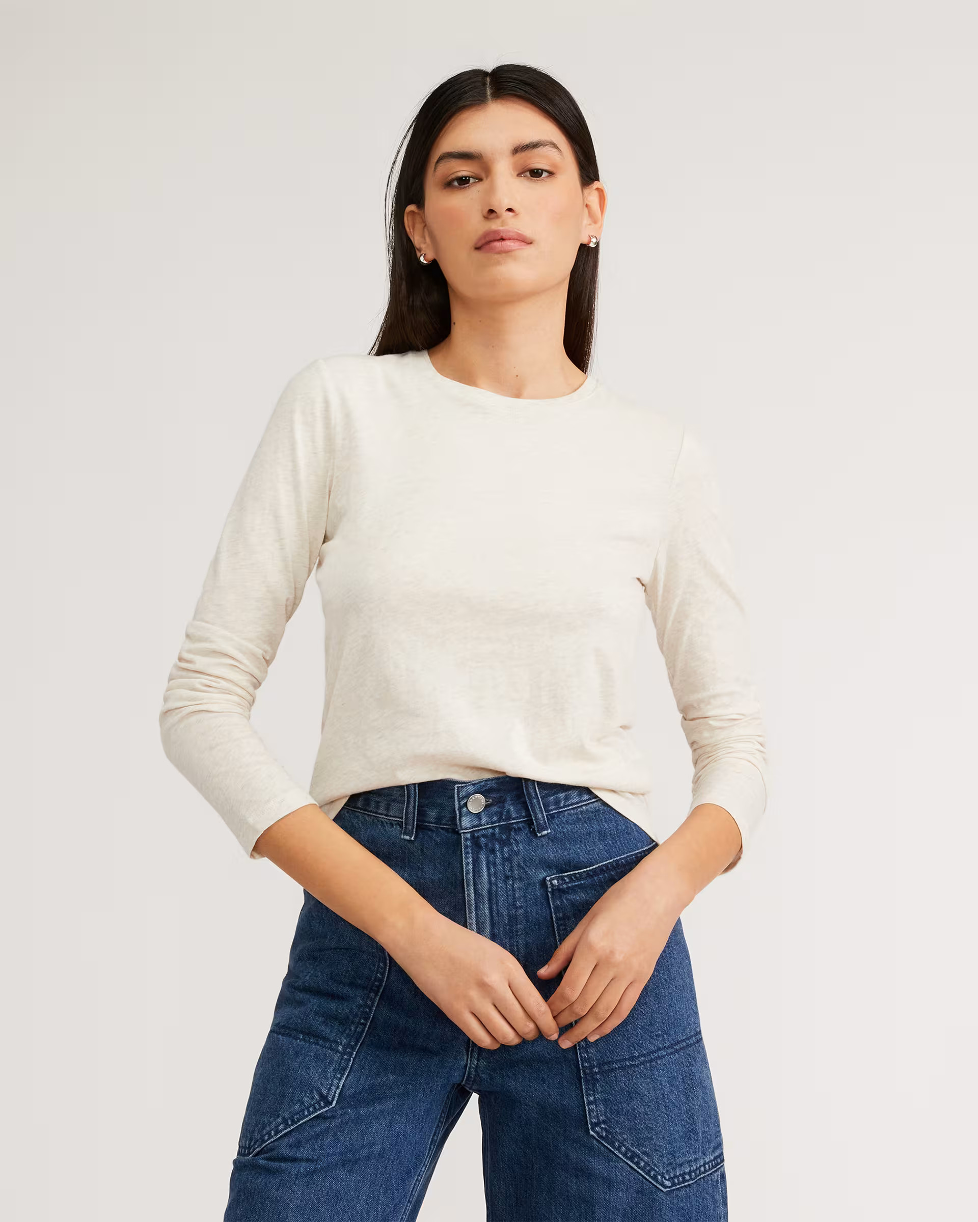 The Organic Cotton Long-Sleeve Crew | Everlane