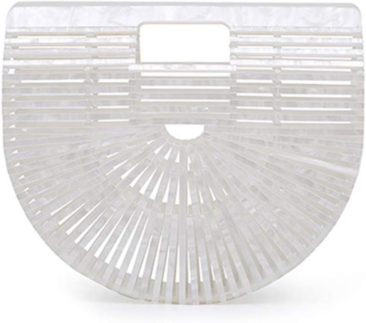 Vakaer Womens Acrylic Clutch Handbag Large Tote Bag Beach Bag | Amazon (US)